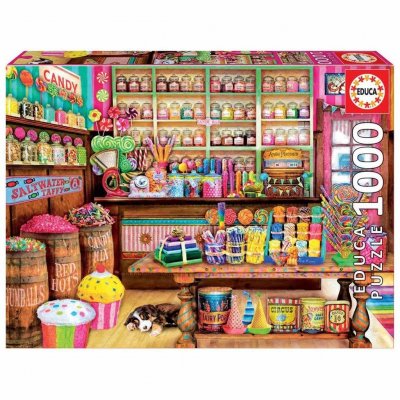 Berner sennenhund pussel Candy Shop 1000 bitar