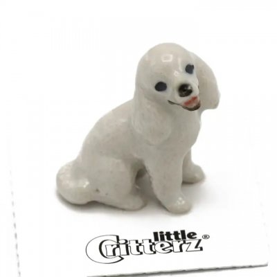 Pudel miniatyr porslinsfigur Bella