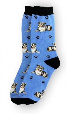 Australian shepherd strumpor 1-pack ES