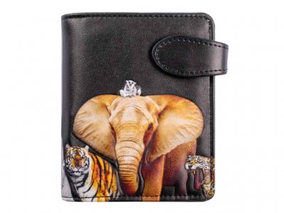 Safari plånbok svart Wild & Fun