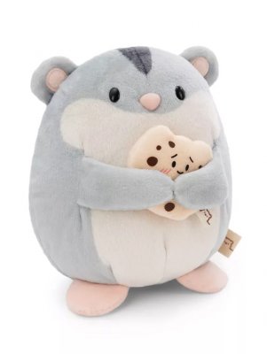 Hamster mjukisdjur 16 cm Shai w Biscuit in gift box Nici