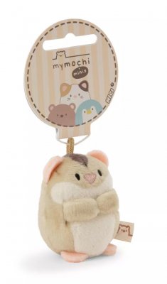Hamster mjukisdjur/hänge 5 cm Hamps Mini Nici