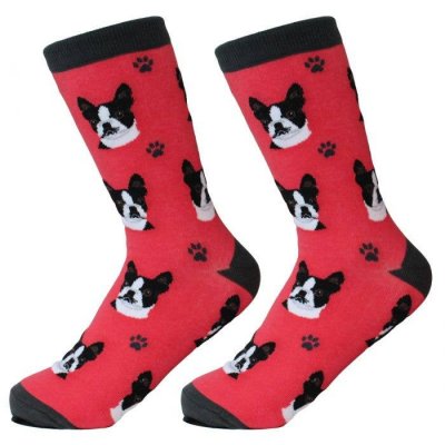 Bostonterrier strumpor 1-pack ES 2