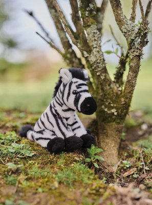 Zebra mjukisdjur 13 cm Cuddle Cub Charlie Bears