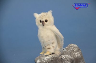 Snöuggla mjukisdjur 18 cm 6155 Hansa