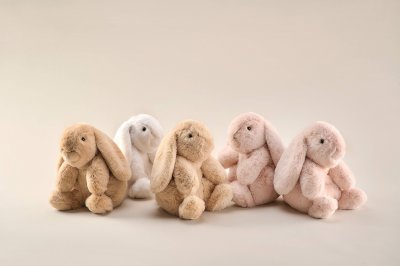 Kanin mjukisdjur EllieNellie Gammelrosa Lilla och Stora björn