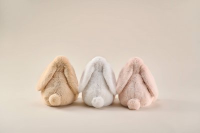 Kanin mjukisdjur Gose Beige Lilla och Stora björn