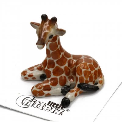 Giraff miniatyr porslinsfigur Aerial Giraffe Calf