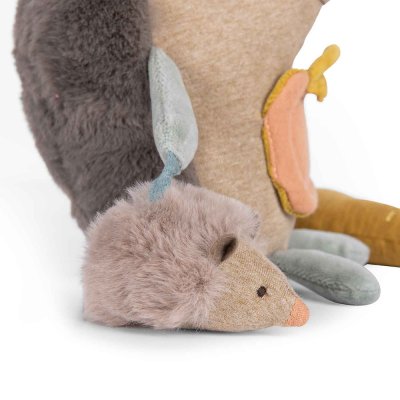 Igelkott aktivitetsleksak skallra 58 cm Moulin Roty