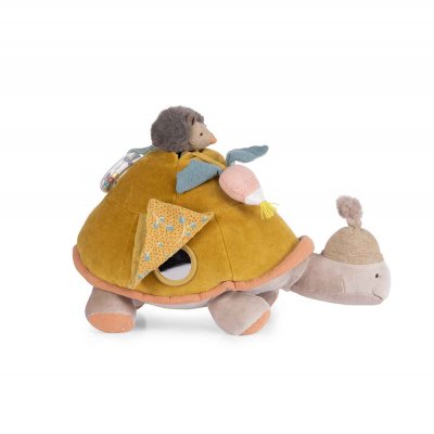 Sköldpadda aktiveringsleksak 38 cm Trois Petits Lapins Moulin Roty