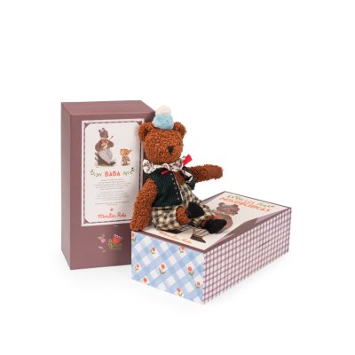 Björn mjukisdjur Stora Björn 25 cm Baba Les Minouchkas BB