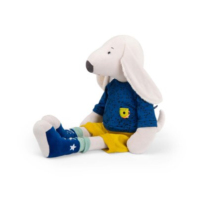 Hund mjukisdjur Giant Pilou the Dog 95 cm - Puce & Pilou Moulin Roty