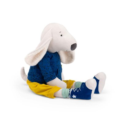 Hund mjukisdjur Giant Pilou the Dog 95 cm - Puce & Pilou Moulin Roty