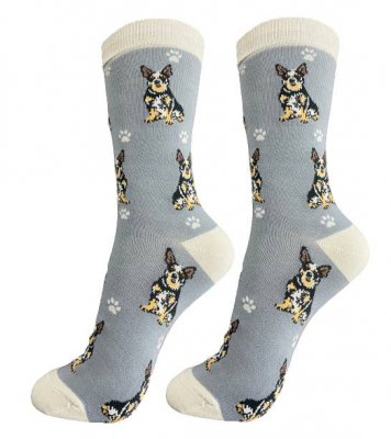 Australian cattledog strumpor 1-pack ES