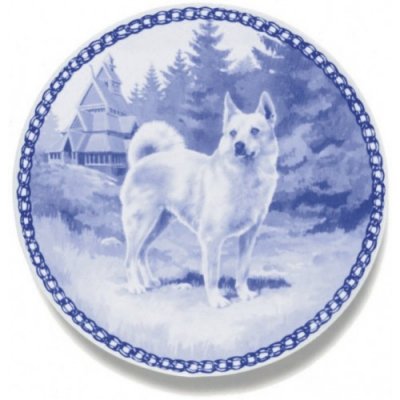 Norsk buhund tallrik
