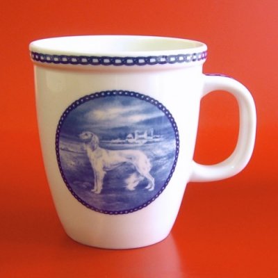Saluki mugg Lekven design