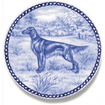Irländsk röd setter Lekven design