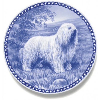 Komondor prydnadstallrik Lekven 7182