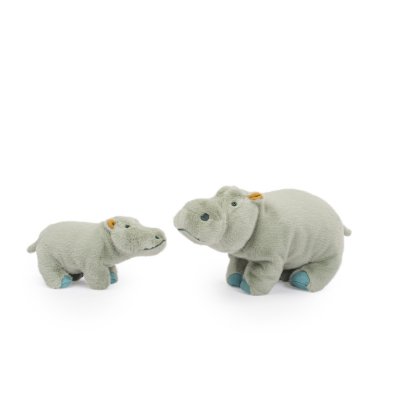 Flodhäst mjukisdjur två storlekar Hippopotamus - Tout autour du monde Moulin Roty