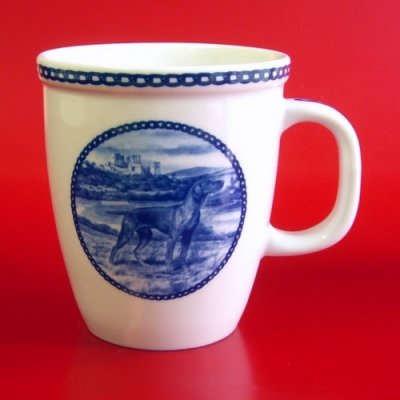 Ungersk vizsla mugg av porslin Lekven 72271