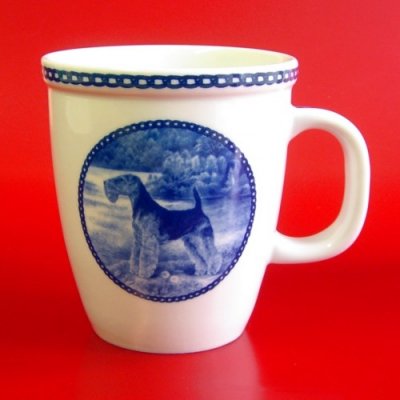 Welshterrier mugg av porslin Lekven 72571