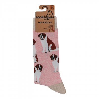 Sankt bernhardshund strumpor 2-pack 1 Soctopus