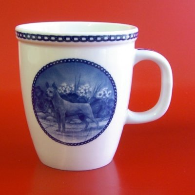 Dvärgpinscher mugg av porslin Lekven 73131