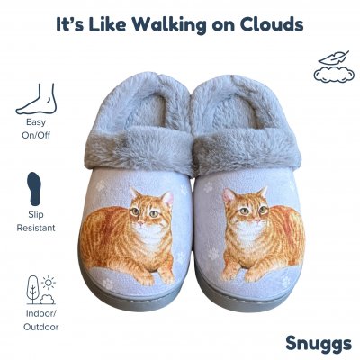 Katt tofflor orange tabby ES