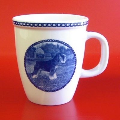 Schnauzer mugg av porslin Lekven 74061