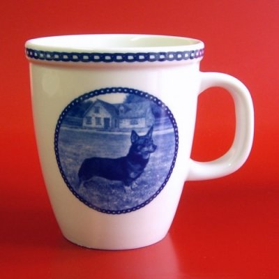 Lancashire heeler mugg av porslin Lekven 74261