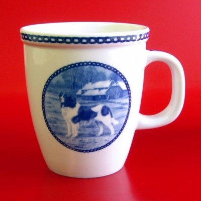Drentsche Patrijshond mugg av porslin Lekven 74541