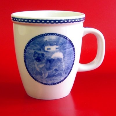 Eurasier mugg av porslin Lekven 74621