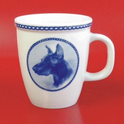 Dobermann mugg Lekven design
