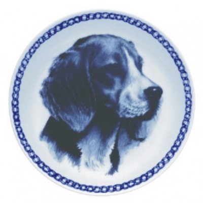 Beagle prydnadstallrik Lekven 7518