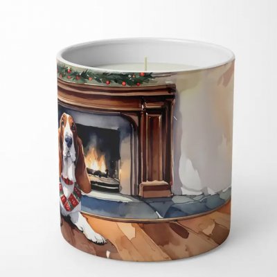 Basset hound sojaljus doftljus julmotiv