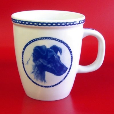 Släthårig foxterrier mugg av porslin Lekven 75481