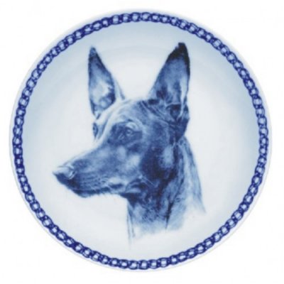 Faraohund prydnadstallrik Lekven 7569