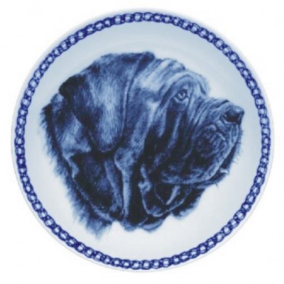 Mastino napoletano prydnadstallrik Lekven 7573