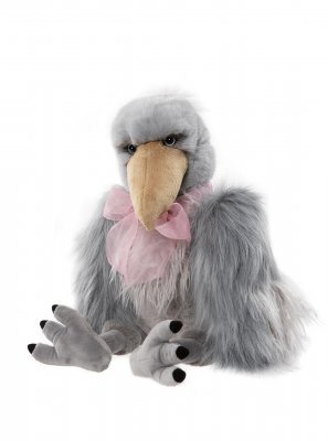 FÖRBESTÄLL! Fågel mjukisdjur Träskonäbb 48 cm Houston Charlie Bears