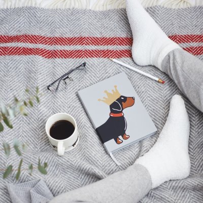 Tax (korthårig) anteckningsbok