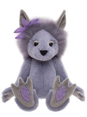 Troll mjukisdjur 29 cm Amethyst Boo Bearhouse by Charlie Bears