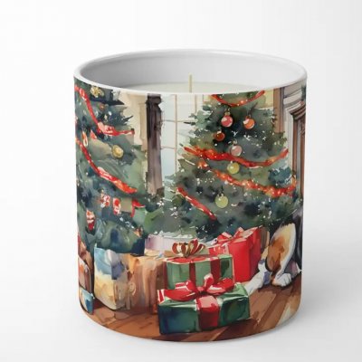 Basset hound sojaljus doftljus julmotiv