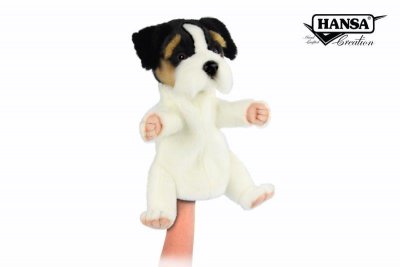 Jack russell terrier handdocka 8451 Hansa