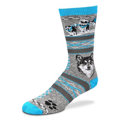 Siberian husky Alaskan malamute slädhund strumpor 1-pack x
