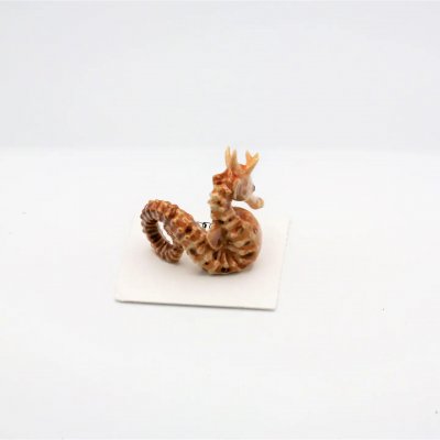 Sjöhäst miniatyr porslinsfigur Dancer Big Belly Seahorse