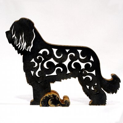 Briard rysk figurin