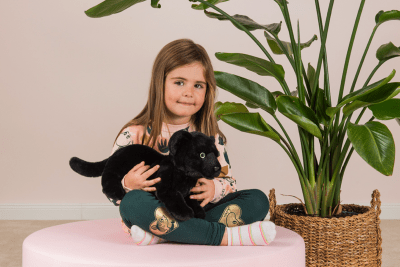 Panter mjukisdjur 30 cm Teddy Hermann