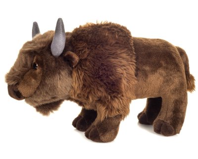 Bisonoxe mjukisdjur 35 cm Teddy Hermann