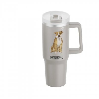 American staffordshire terrier 3D printad termosmugg ca 1200 ml Serengeti
