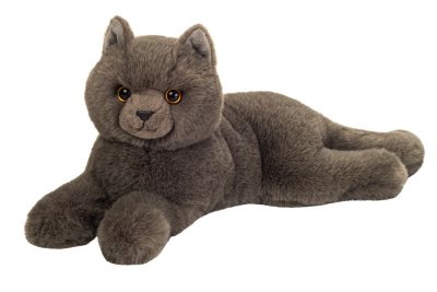 Katt mjukisdjur grå 36 cm Teddy Hermann